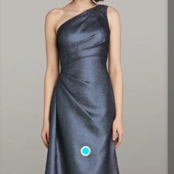 BRAND NEW, GIA FRANCO GOWN, SLATE BLUE, SIZE 14 - Picture 1 of 6